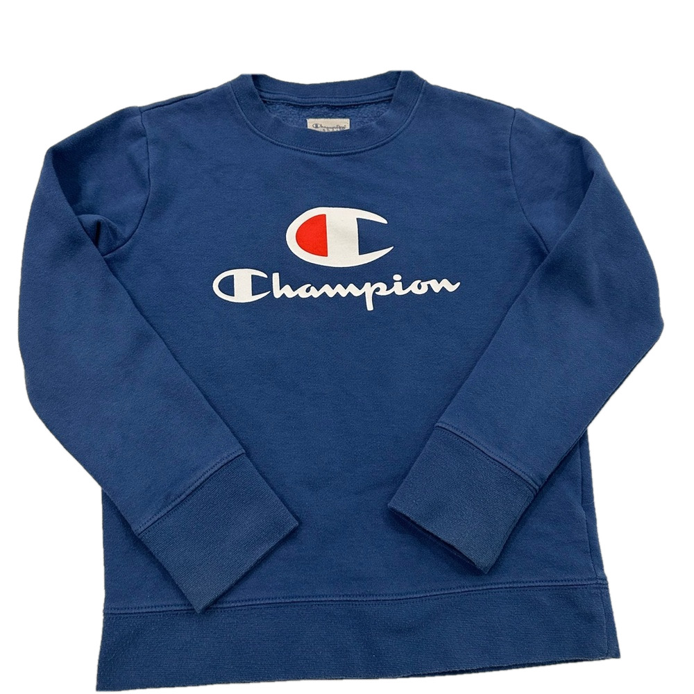 3/20$ Champion Blue Crewneck Kids Sweatshirt size M (7/8)